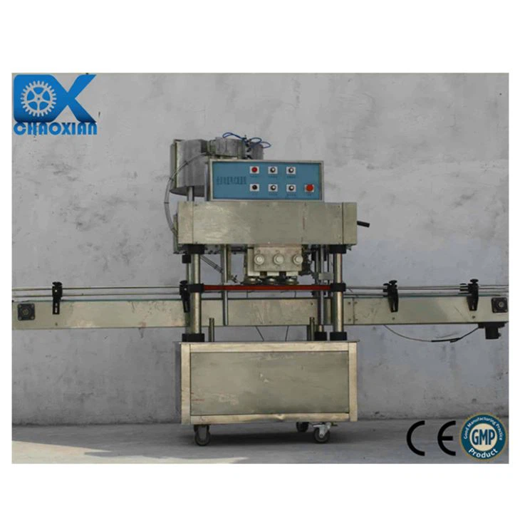 Automatic High Speed In Line Sprayer Capper With Caps Feeder